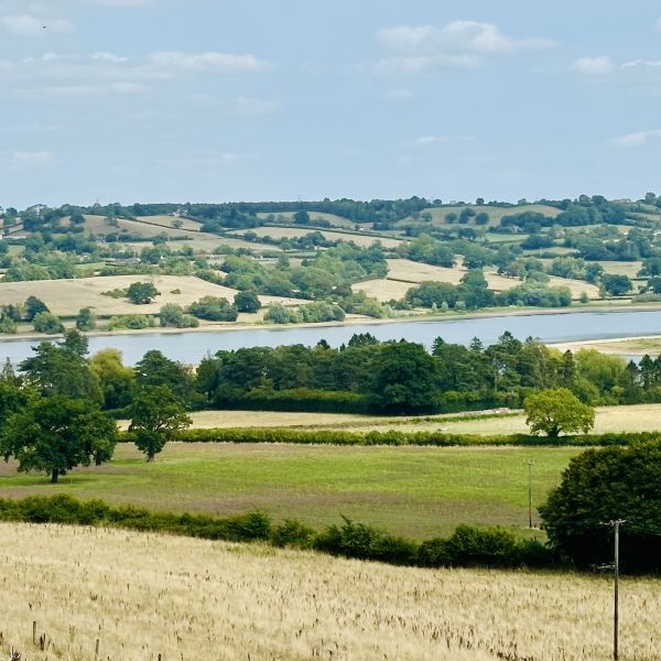 View over Blagdon Lake